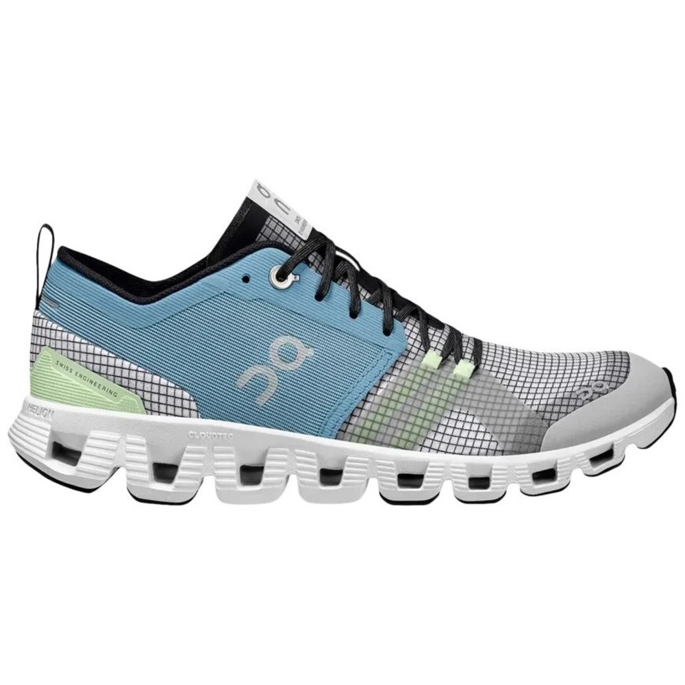 On Running Cloud X Shift Womens Sz 5.5 Niagara White Blue Running Shoes Sneaker